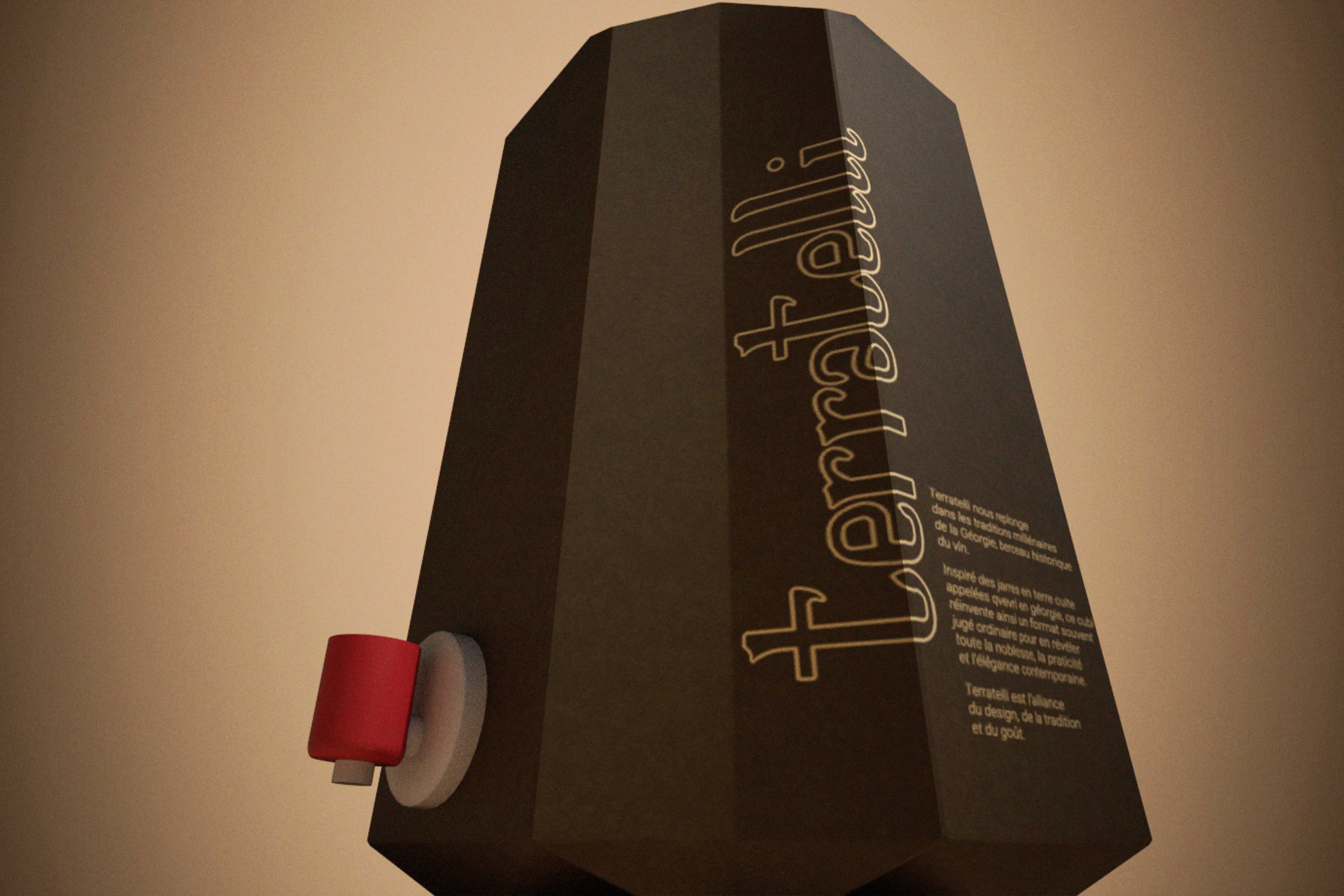 Design de luxe: une bouteille réutilisable à l'infini avec un bouchon créer à partir de pépins de raisins // Noah Ruelle